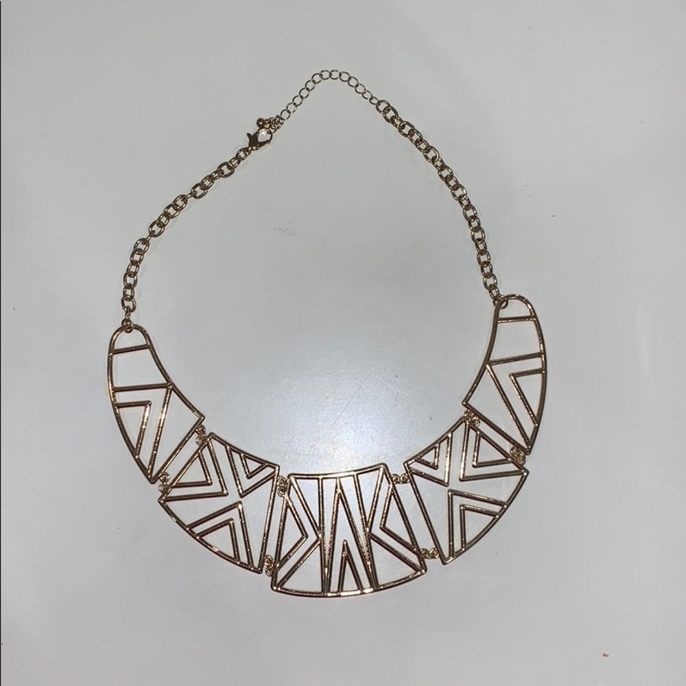 Gold Geometric Necklace